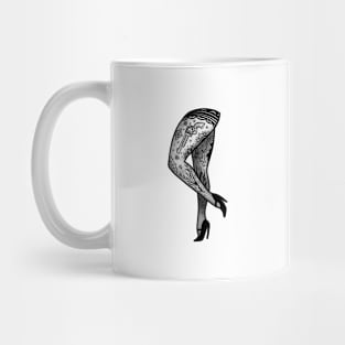 Tattooed Legs Mug